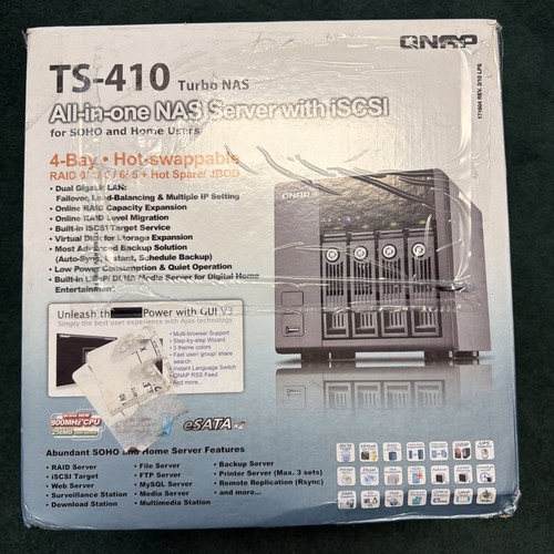 Qnap 410 nas working - qnap, ts-410